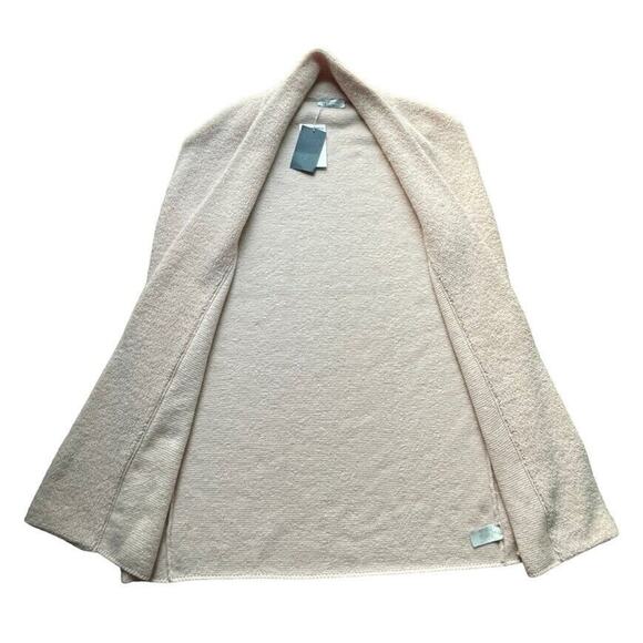 NWT Johnstons of Elgin Cardigan Womens Medium Pink Pure Cashmere Scotland $825 - Picture 4 of 13
